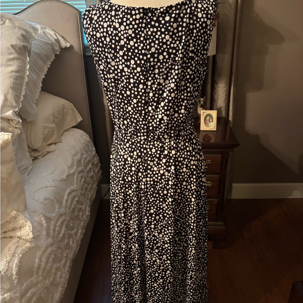 Jessica Howard Black and White Maxi Dress